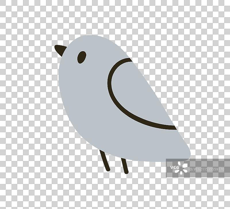 可爱的小鸟小雏鸡简单图案图片素材