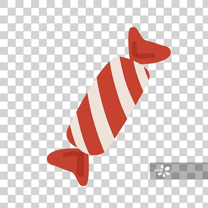 圣诞糖果焦糖孤立在白色背景上图片素材