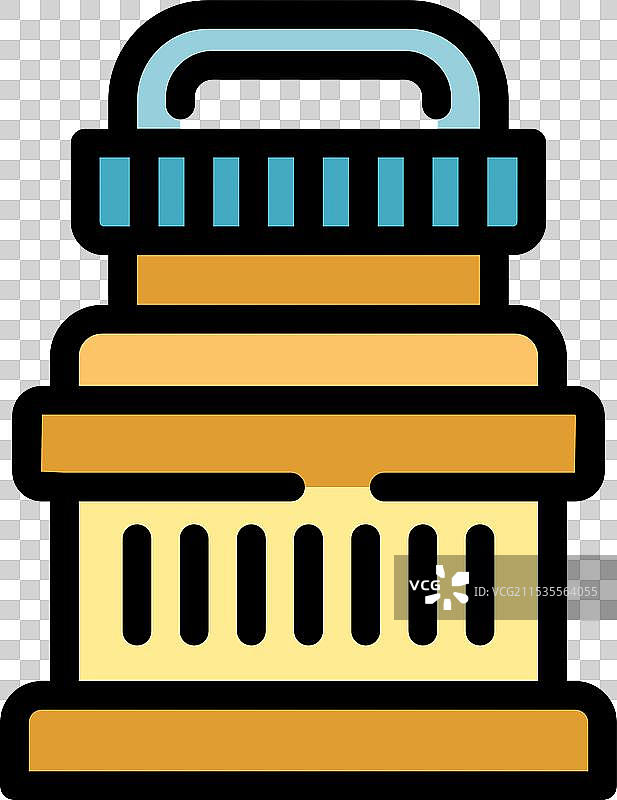 水冷却器上放置着水壶图片素材