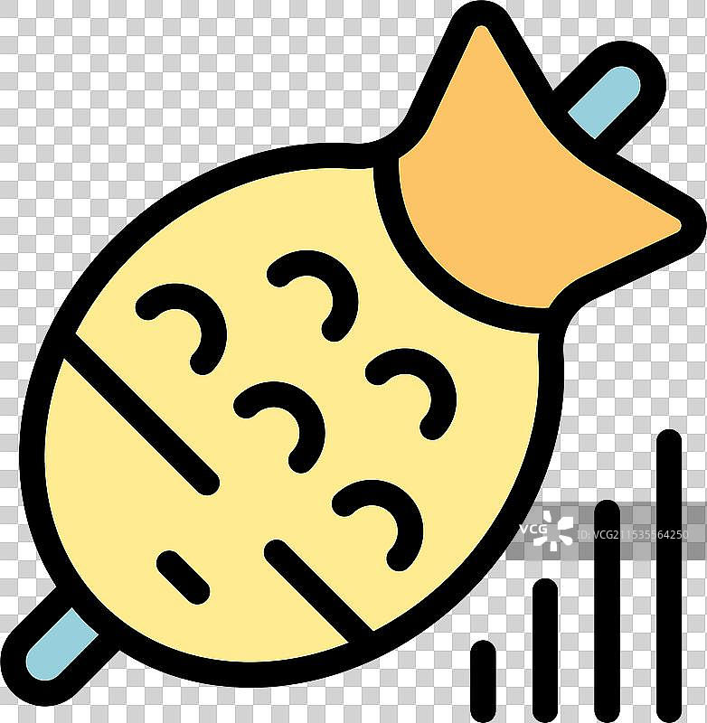 发出声音的日本鱼形蛋糕（鲷鱼烧）制作过程图片素材