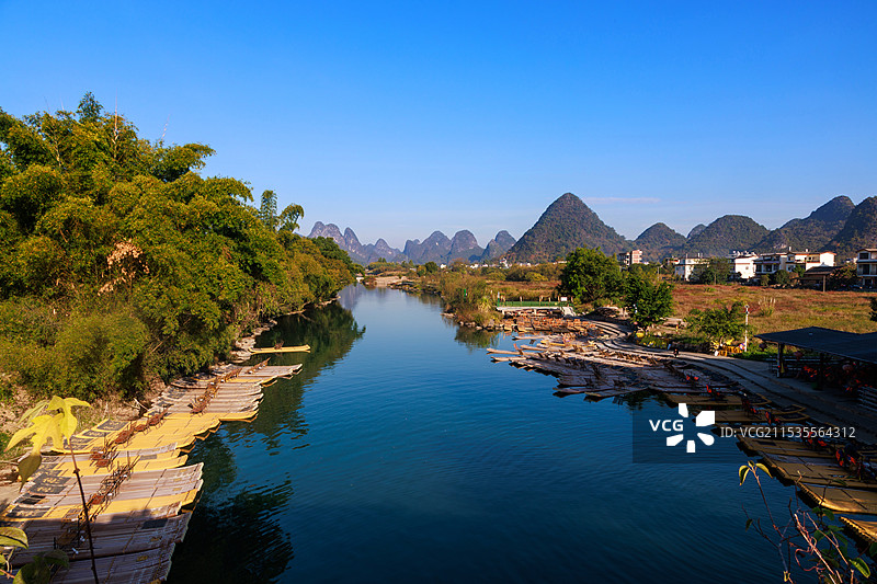 静静的遇龙河图片素材