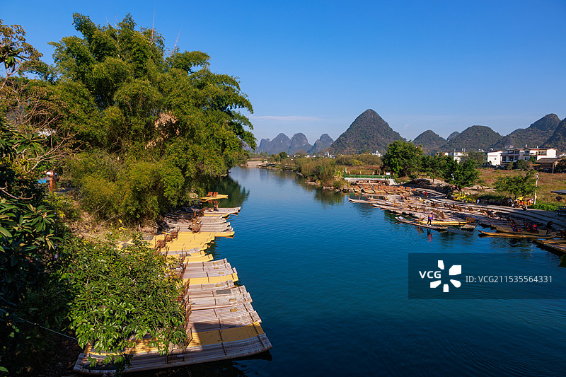 静静的遇龙河图片素材