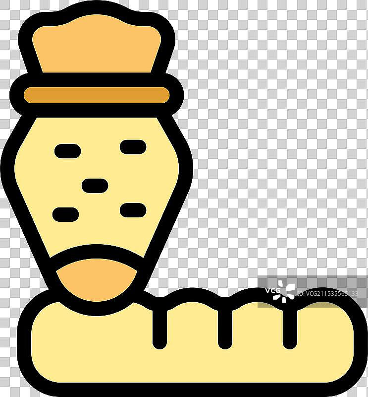 古埃及人用来存放人类的罐子图片素材