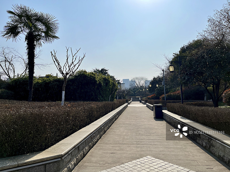 西安环城公园风光图片素材