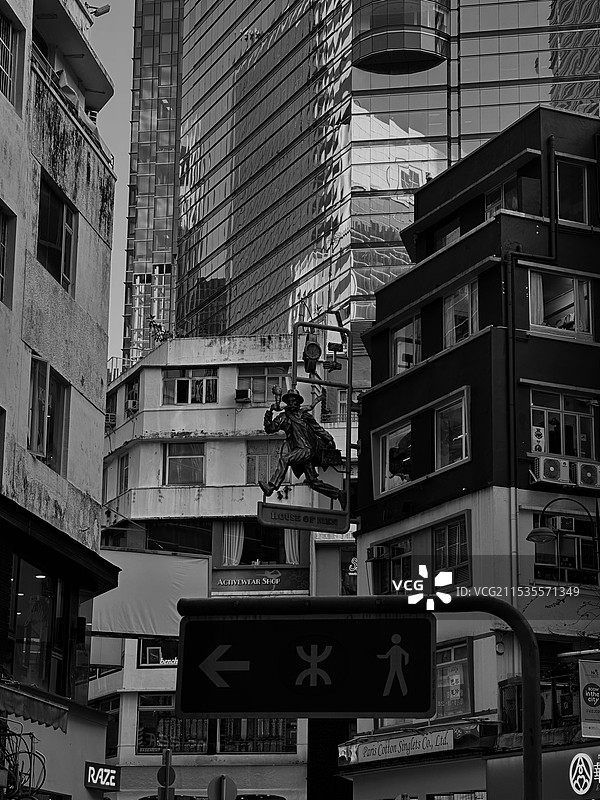 香港街道一角图片素材