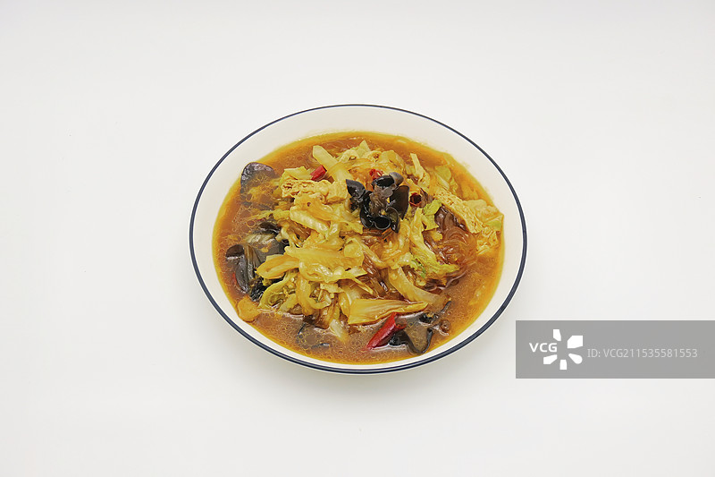 大杂烩，烩菜，白菜粉条图片素材