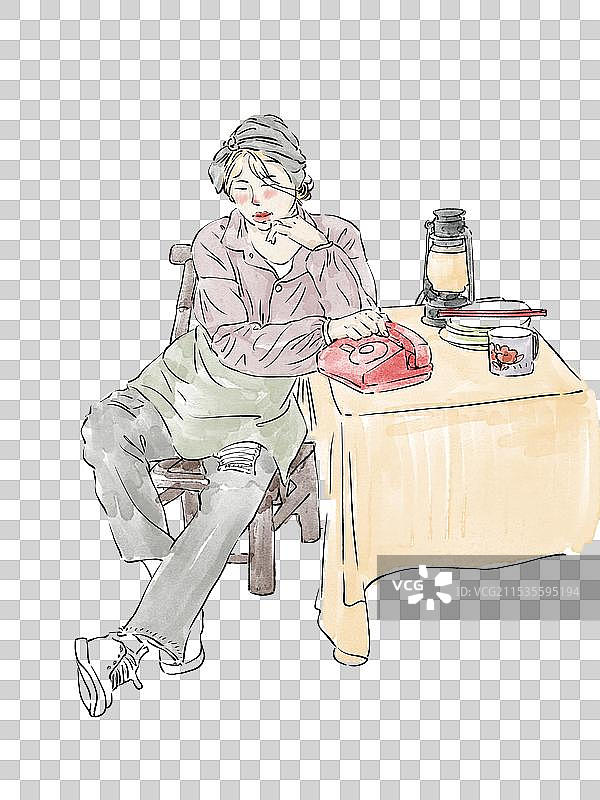 人物特写图片素材