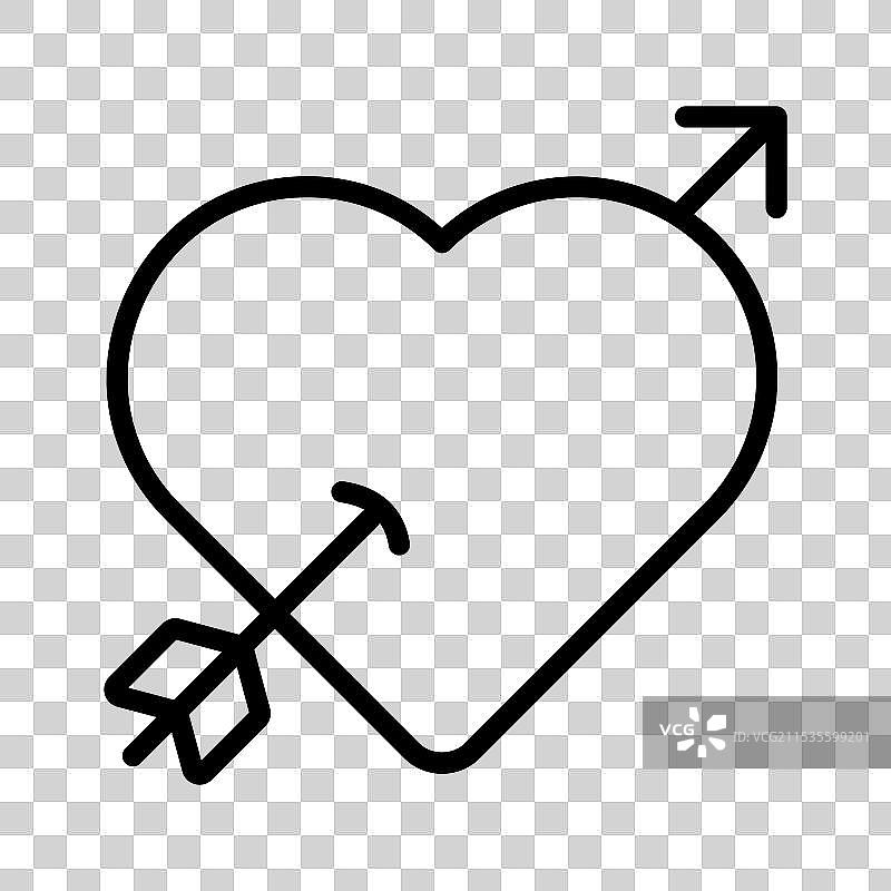 丘比特之心图片素材