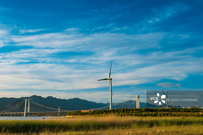 风车风力发电清洁能源图片素材