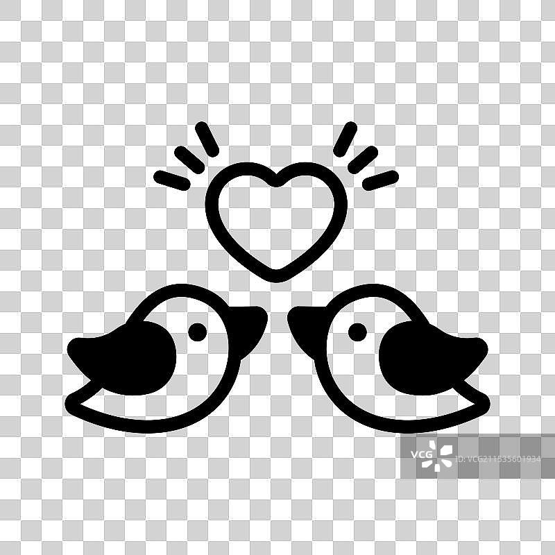 爱情鸟图片素材