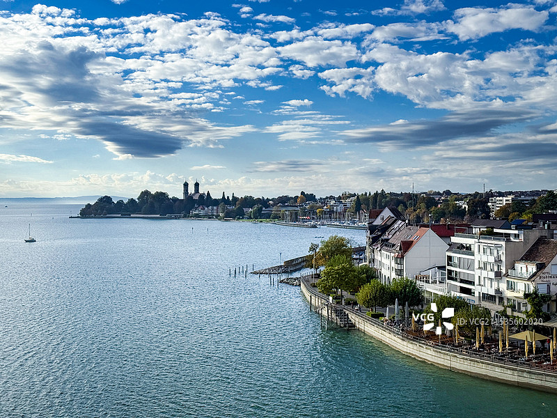 德国边境小镇腓特烈港图片素材