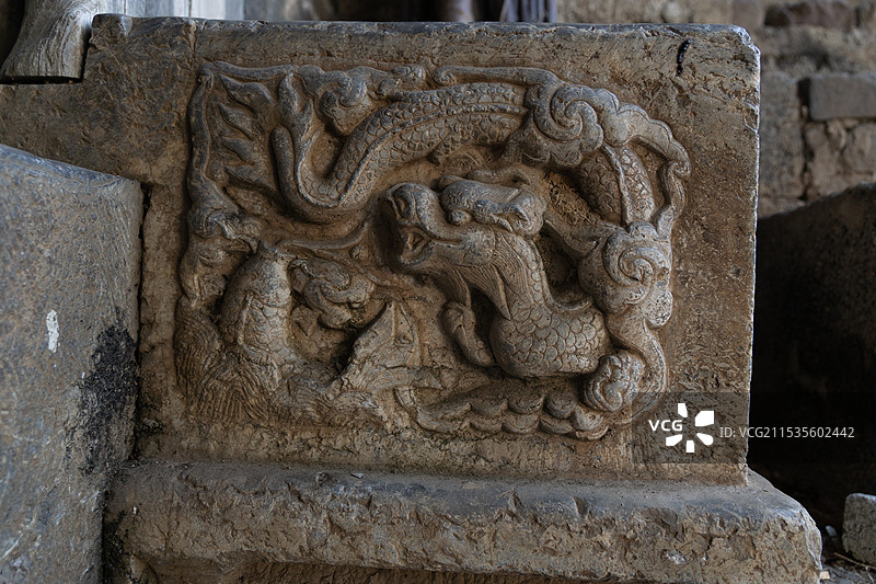 广西桂林兴安县漠川乡榜上村的精美石作图片素材