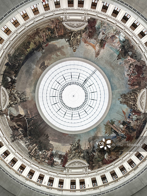 皮诺美术馆穹顶和壁画图片素材