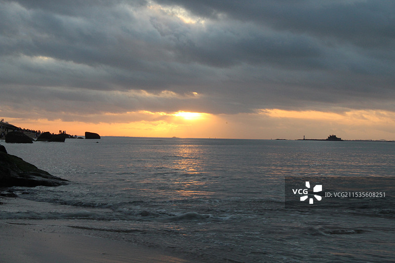 厦门椰风寨沙滩图片素材