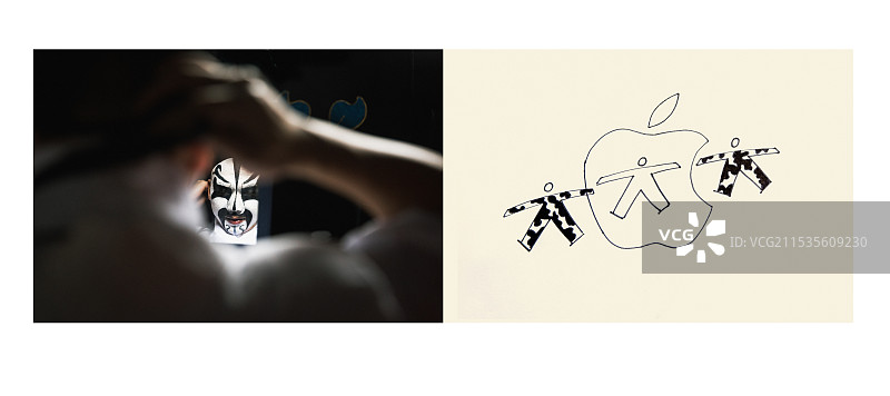 人们越来越喜欢在真实世界里伪装自己，却又选择在虚拟的世界里表达真实的自我。图片素材