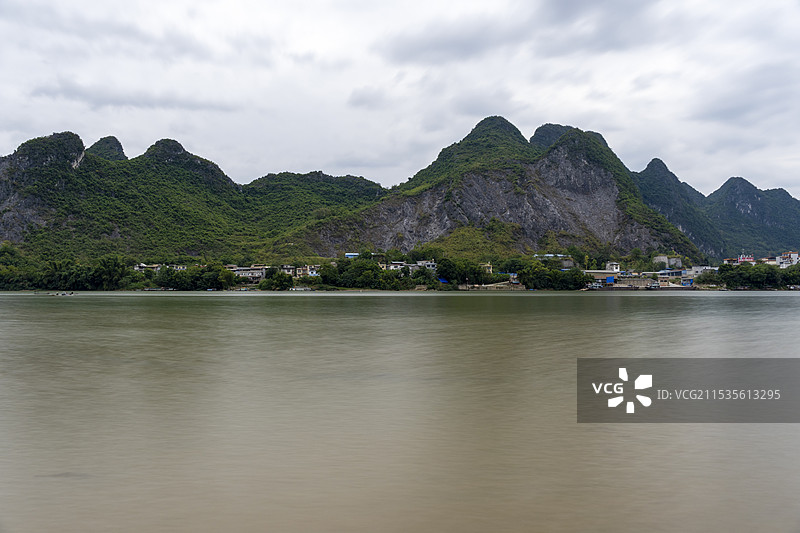 桂林平乐县城风光图片素材