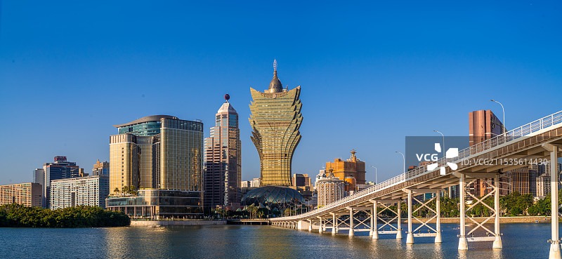 澳门南湾湖城市风光图片素材