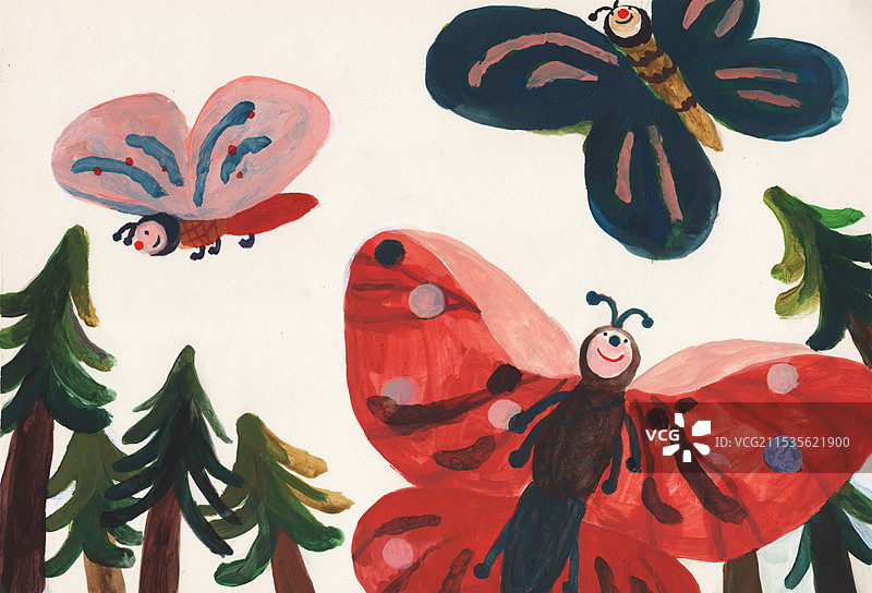 蝴蝶飛舞图片素材