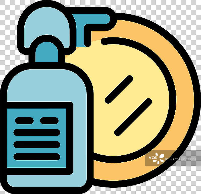 清洁用的肥皂瓶和海绵图片素材