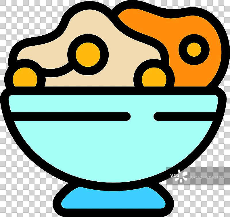 装满美味鹰嘴豆泥和皮塔饼的碗图片素材