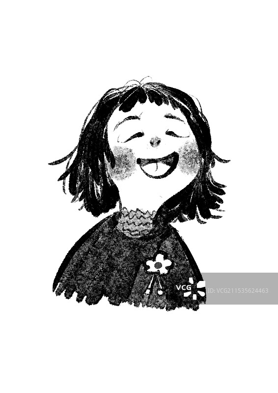 自愈女孩图片素材