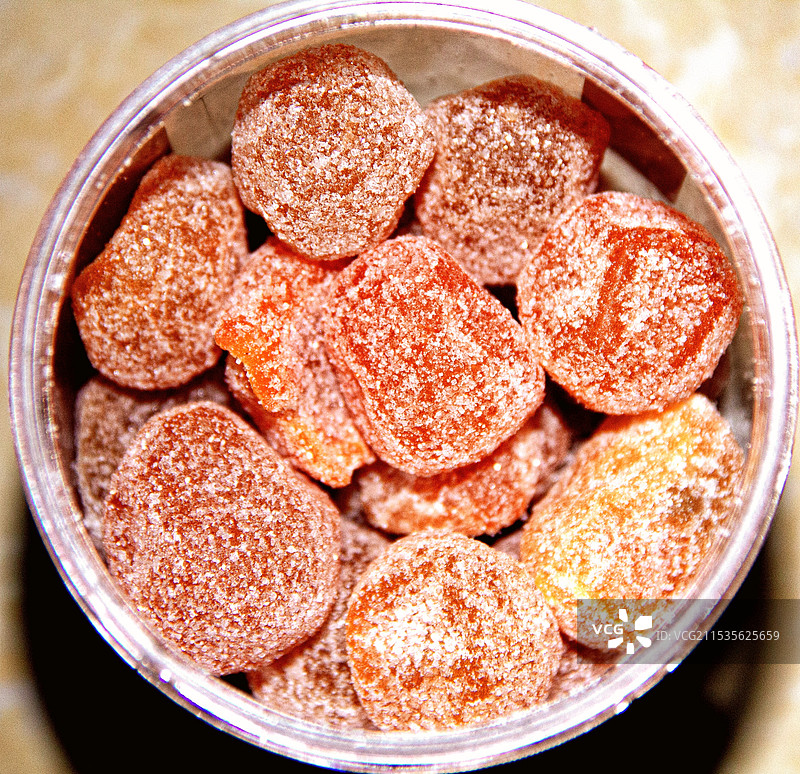 潮汕砂糖金桔蜜饯图片素材