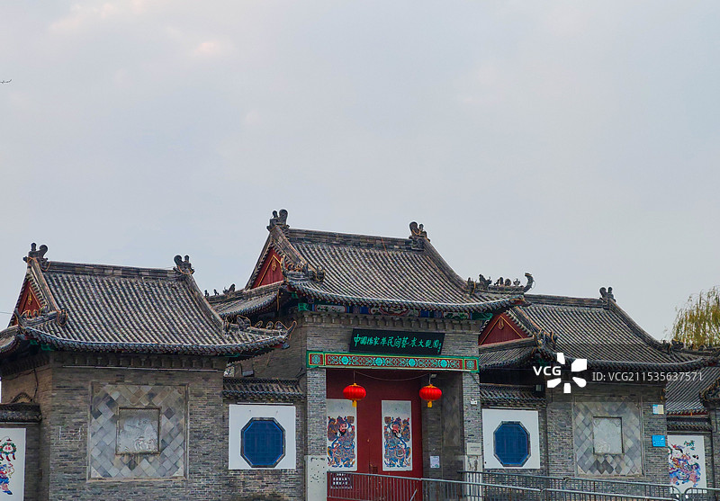 潍坊杨家埠民间艺术大观园图片素材