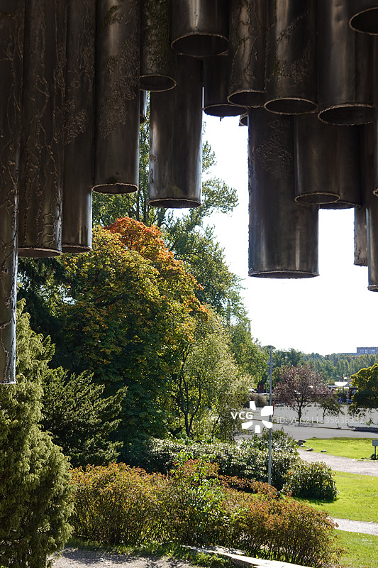 西贝柳斯公园：自然与艺术的完美结合图片素材