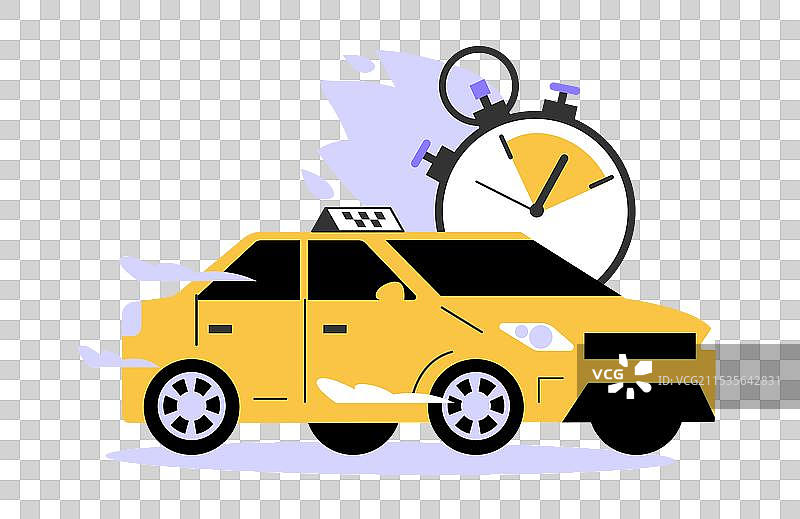 手机在线出租车服务订单图片素材