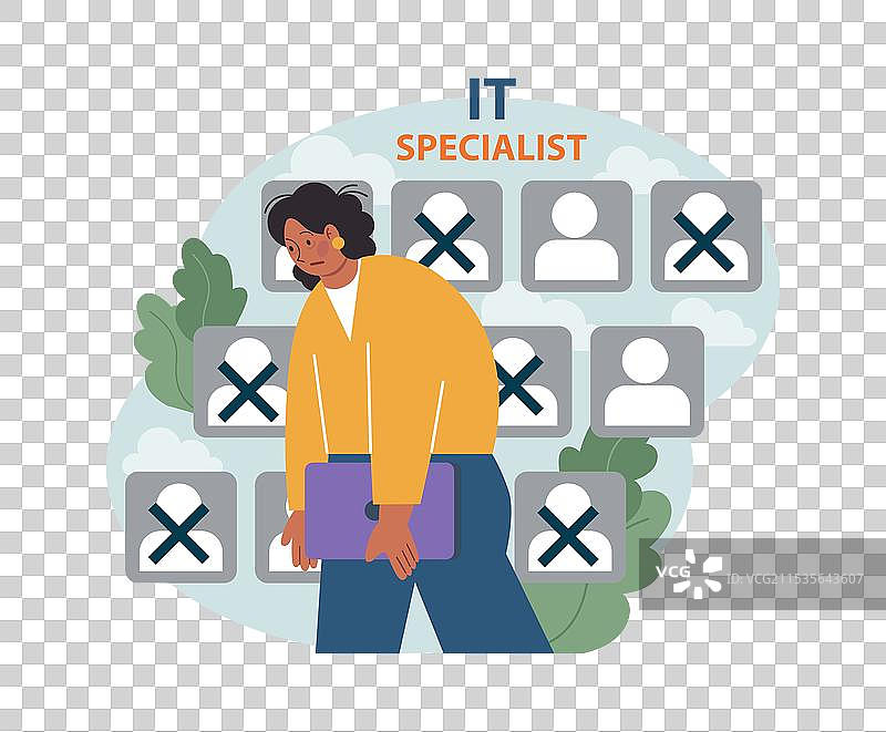 IT专家的解雇，大规模裁员图片素材