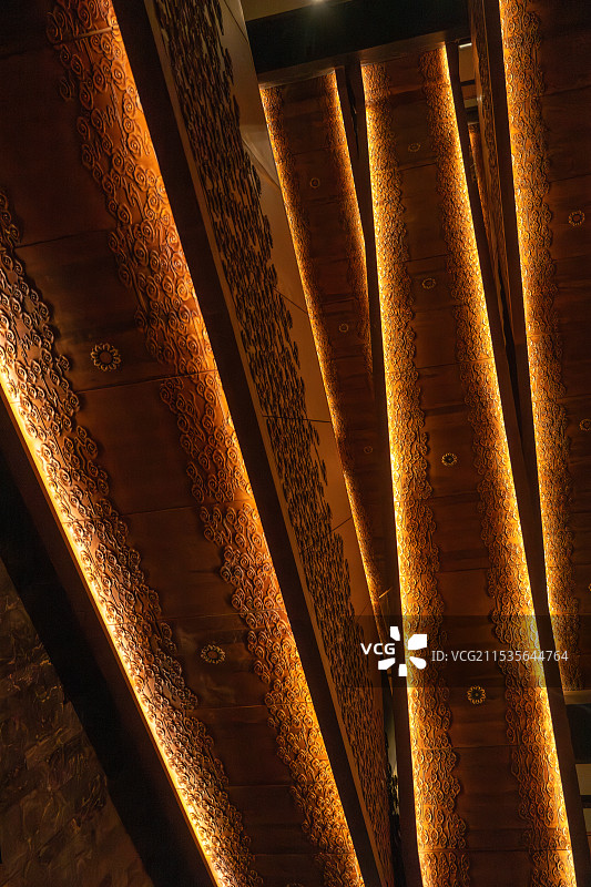 南京牛首山设计感电梯图片素材