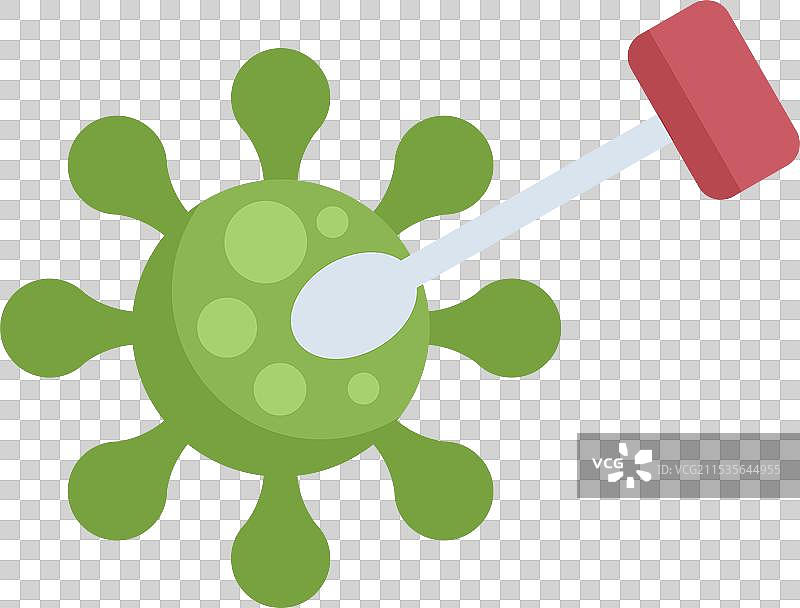 科学家用棉签采集病毒样本图片素材