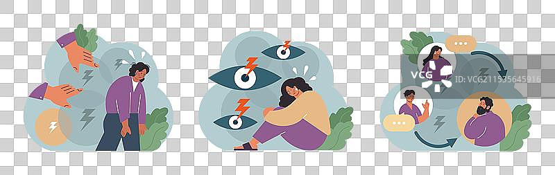 谴责设定公众谴责或判断图片素材