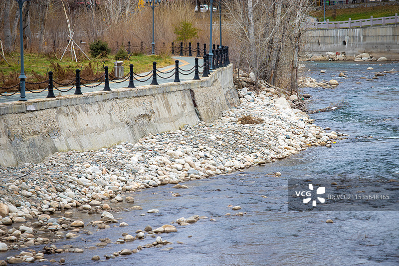 阿勒泰市的克兰河图片素材