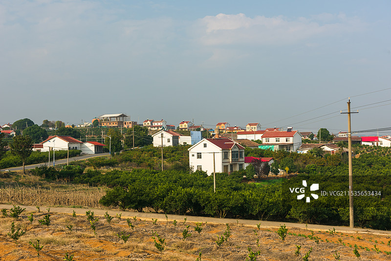 当阳市半月镇乡村风景图片素材
