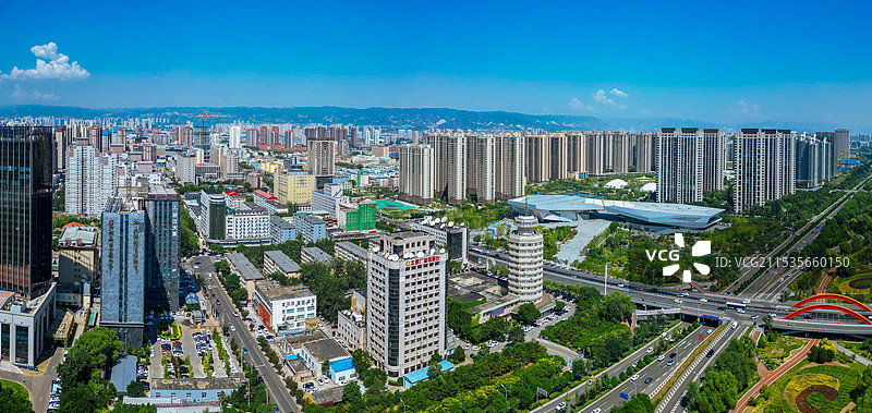 太原 山西博物馆 地质博物馆 图书馆 港澳中心 中海国际中心 焦煤大厦图片素材
