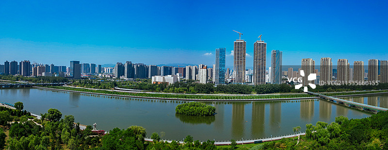 太原 山西博物馆 地质博物馆 图书馆 港澳中心 中海国际中心 焦煤大厦图片素材