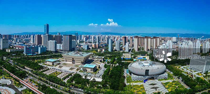 太原 山西博物馆 地质博物馆 图书馆 港澳中心 中海国际中心 焦煤大厦图片素材