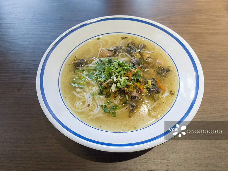 云南土鸡米线图片素材