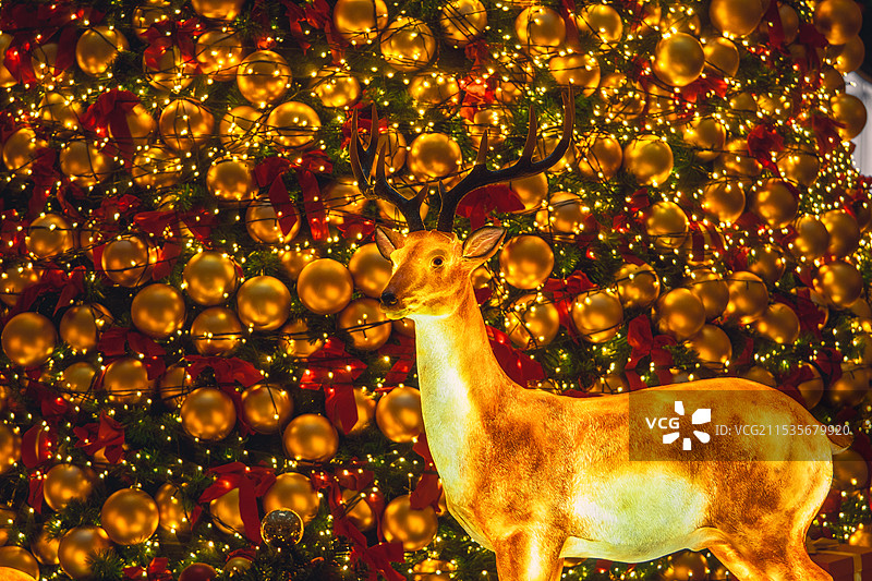 北京王府井励骏酒店圣诞装饰图片素材