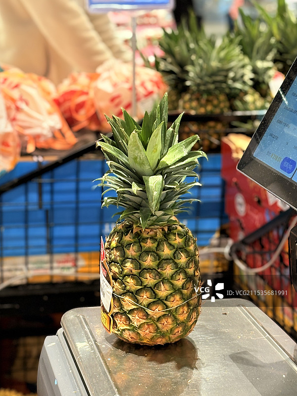 一个凤梨图片素材