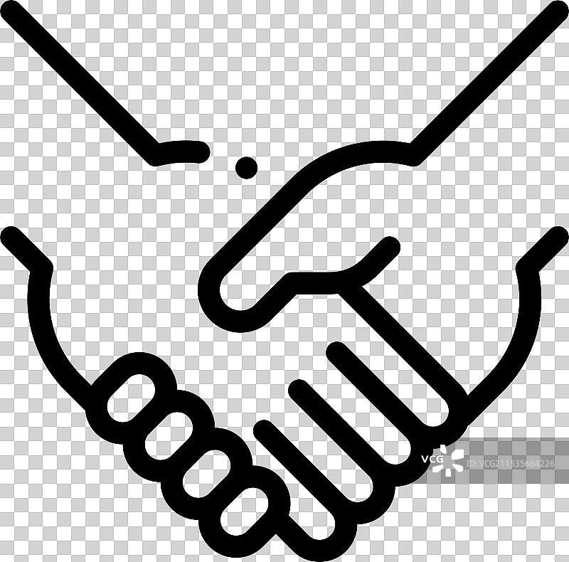 公平船只图标，细线风格设计，独立展示图片素材