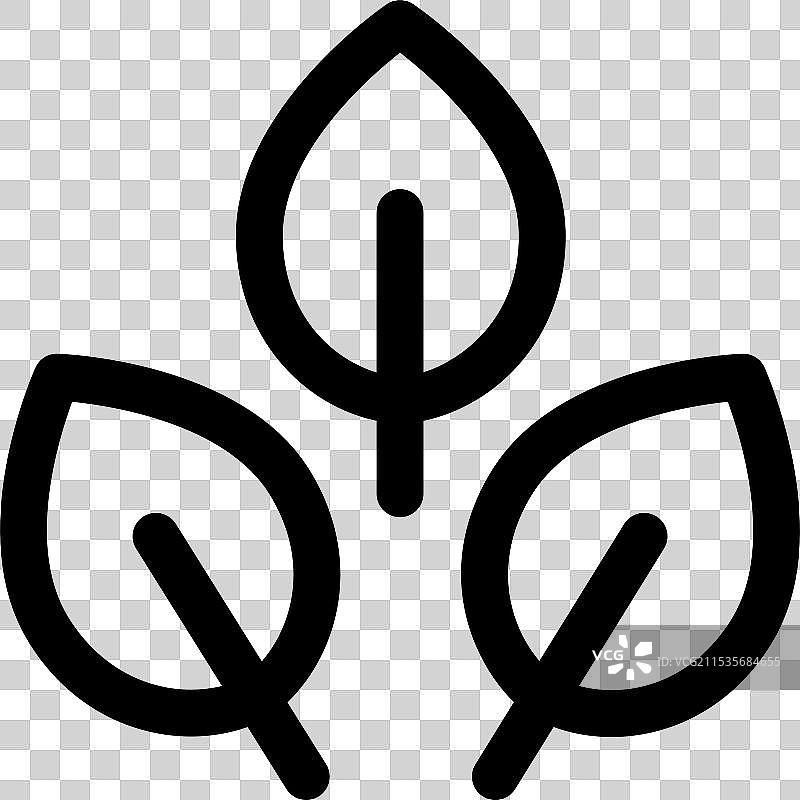 落石图标，细线条风格设计图片素材