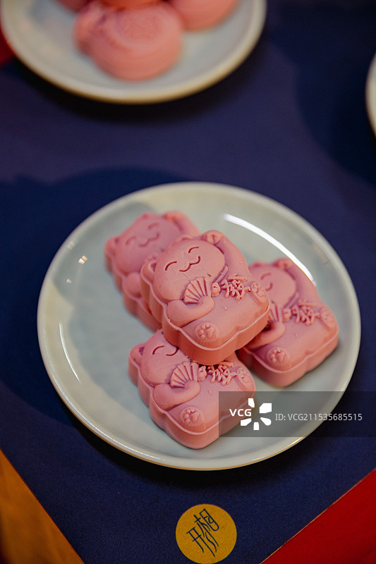 动物图案糕点图片素材