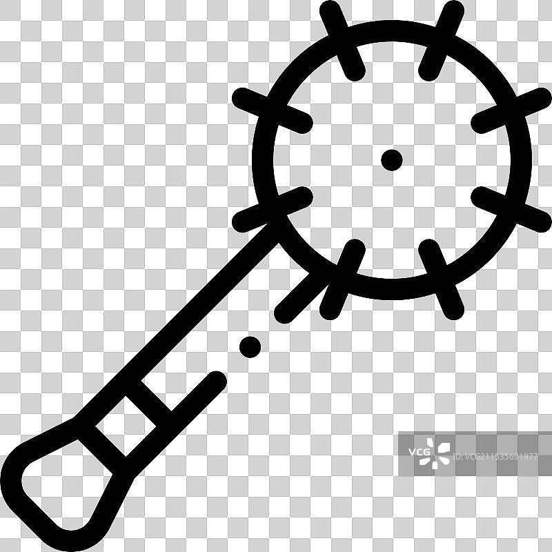 火焰图标，细线风格设计，独立于背景图片素材