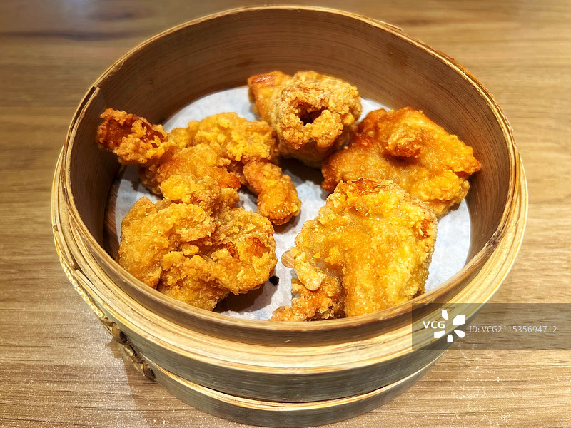 葫芦鸡 炸鸡块 陕西小吃图片素材