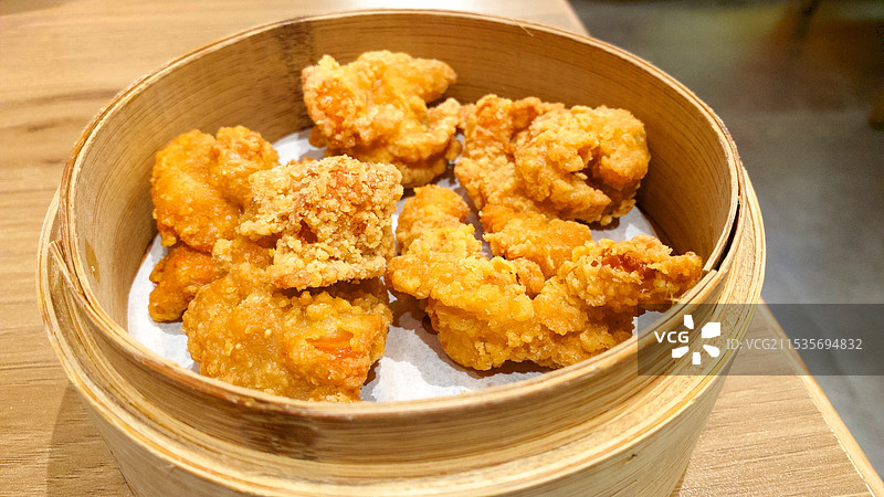 葫芦鸡 炸鸡块 陕西小吃图片素材
