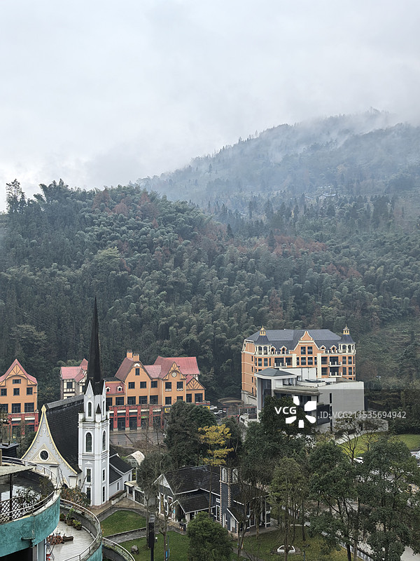 大邑花水湾度假区图片素材