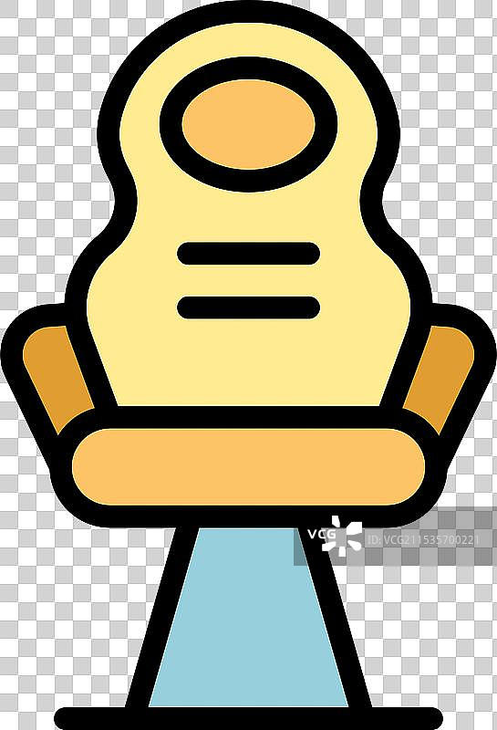 带安全带固定装置的婴儿汽车座椅图片素材