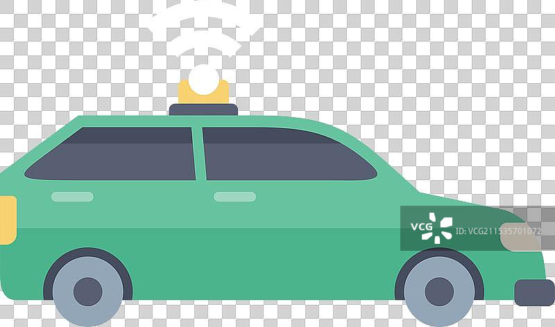 绿色出租车站轿车公共交通图片素材